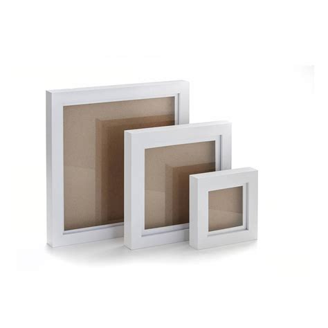 square metal box frame|large white shadow box frame.